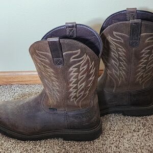 Ariat men's brown leather boots